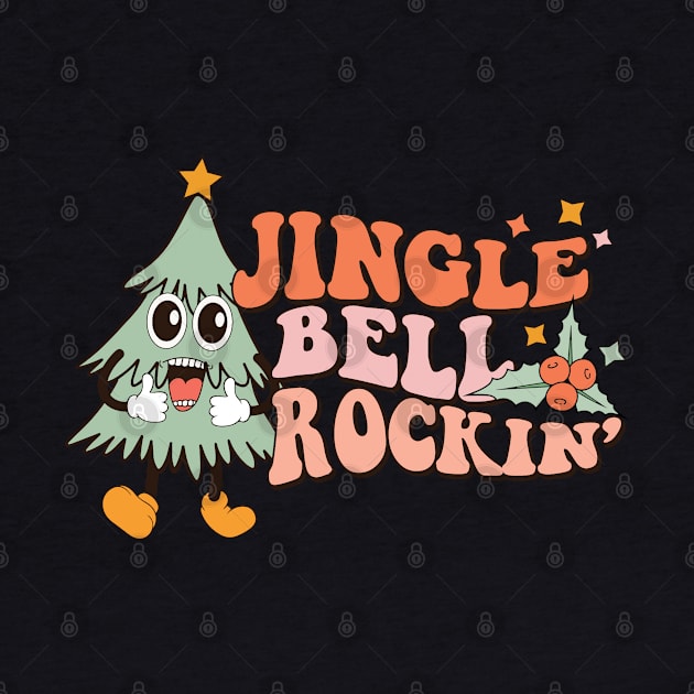 Funny Jingle Rocking Bell Cranky Christmas Tree Ugly Xmas Sweater by BadDesignCo